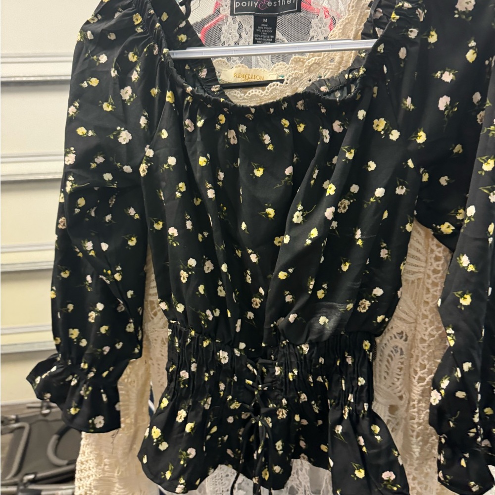Beautiful flower dress top